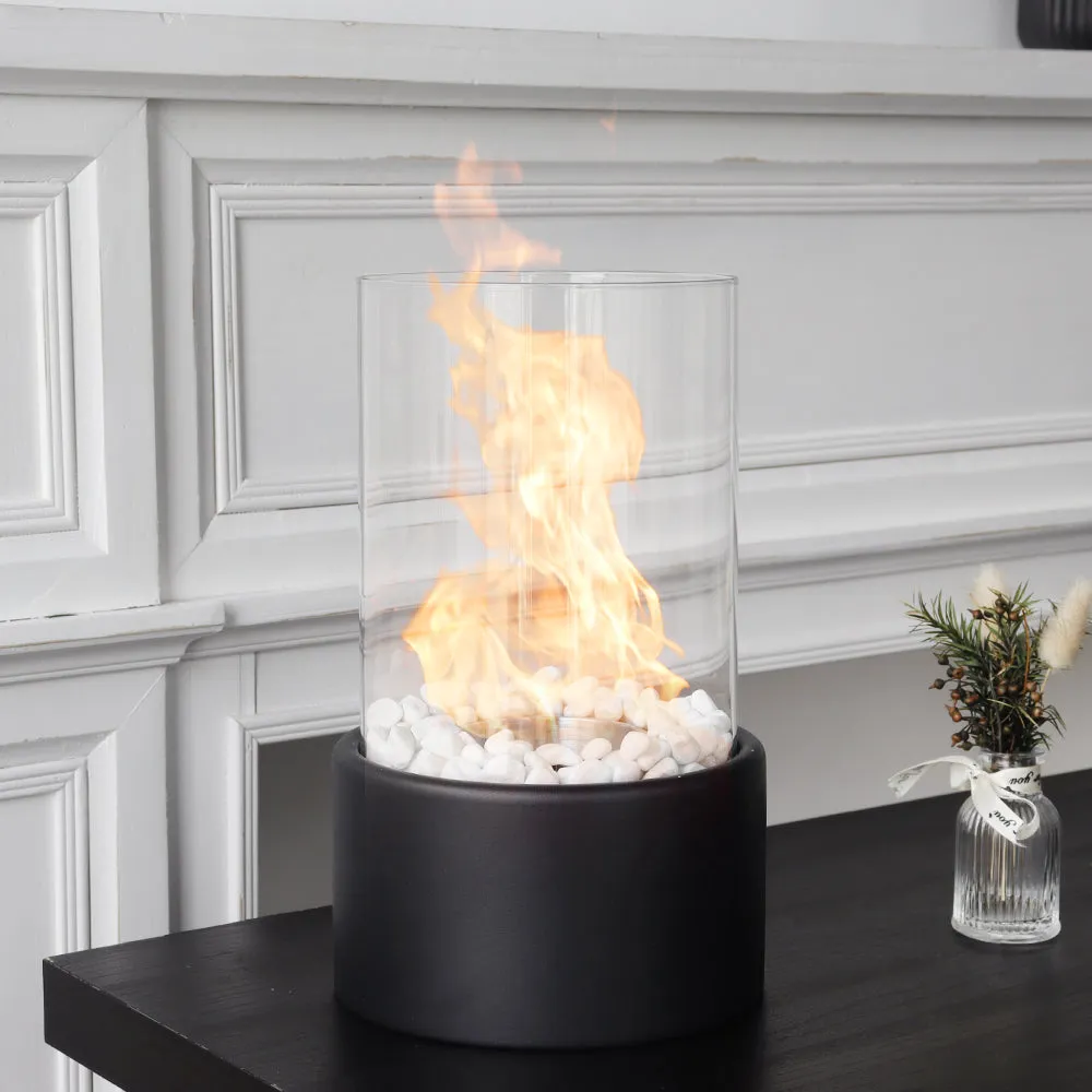 10.5"H Portable Tabletop Fireplace