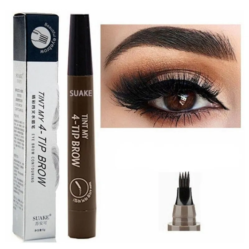 3D 5 Color Waterproof Natural Eyebrow Pencil