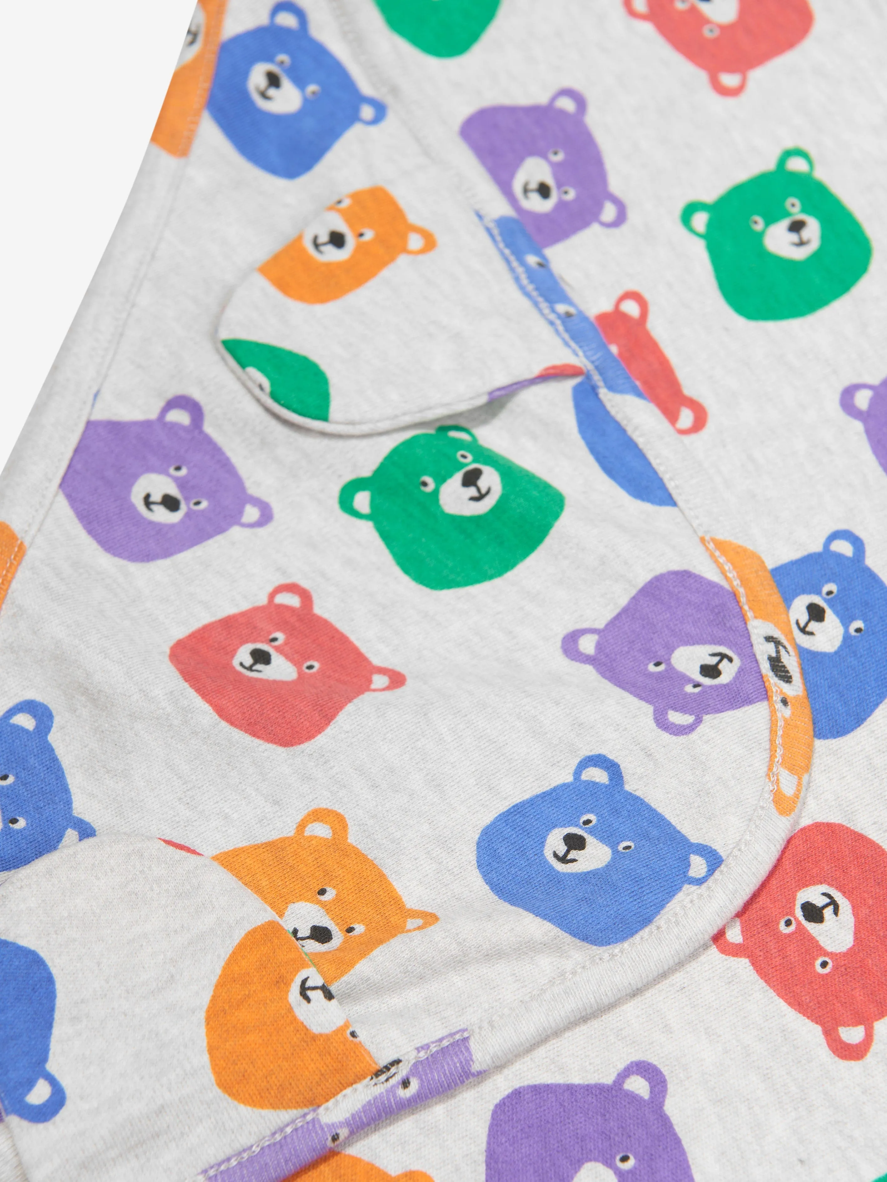 Baby Bears Hooded Blanket in Multicolour