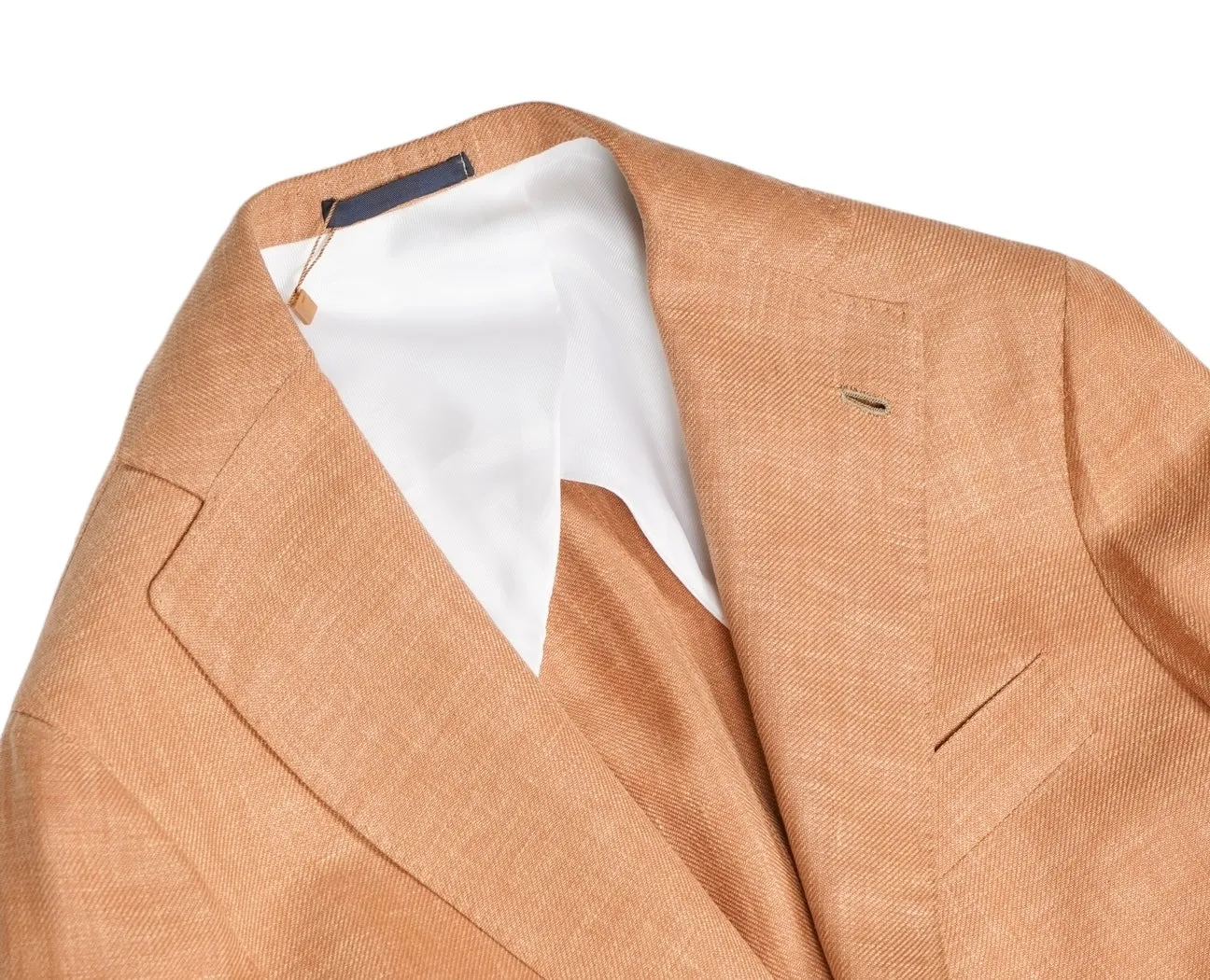 Barba Napoli - Pale Peach Linen/Wool/Silk Sports Jacket 148