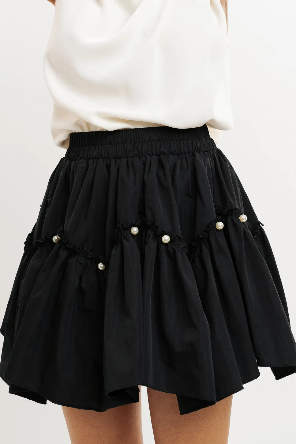 Black Beaded Skirt