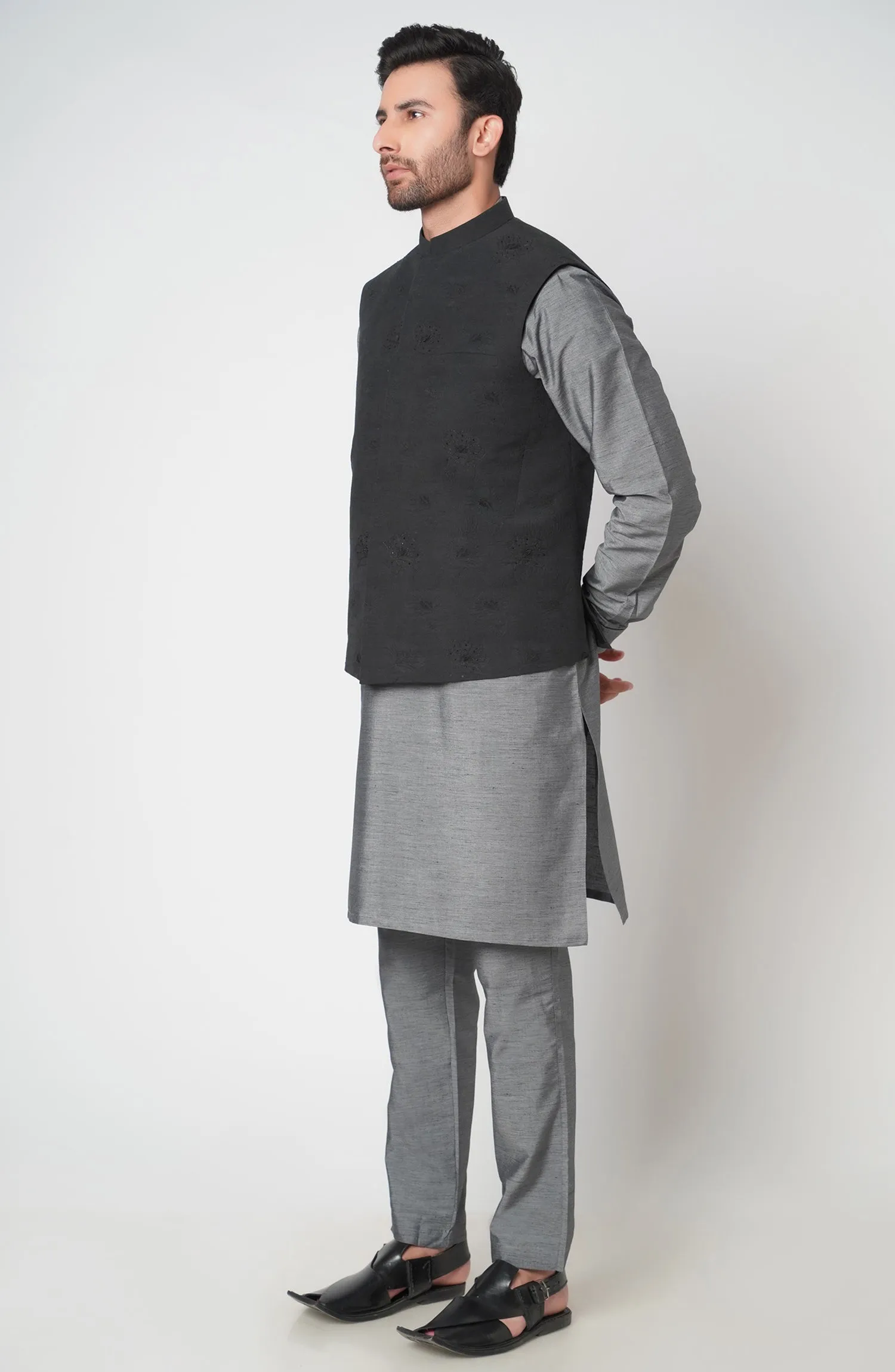 Blended Waistcoat - Black