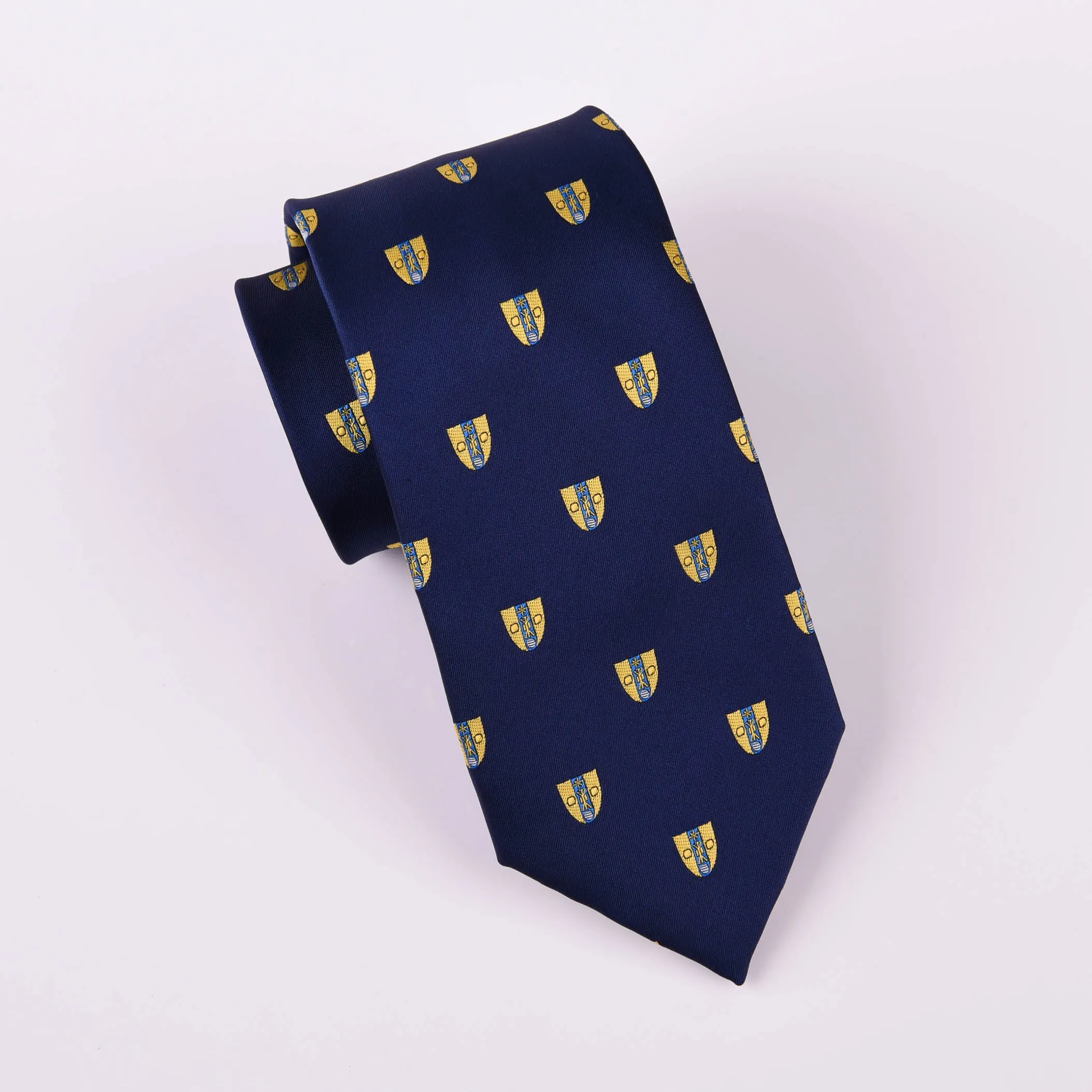 Blue Coat Of Arms 3" Novelty Necktie Business Formal Elegance Smart Ego Man