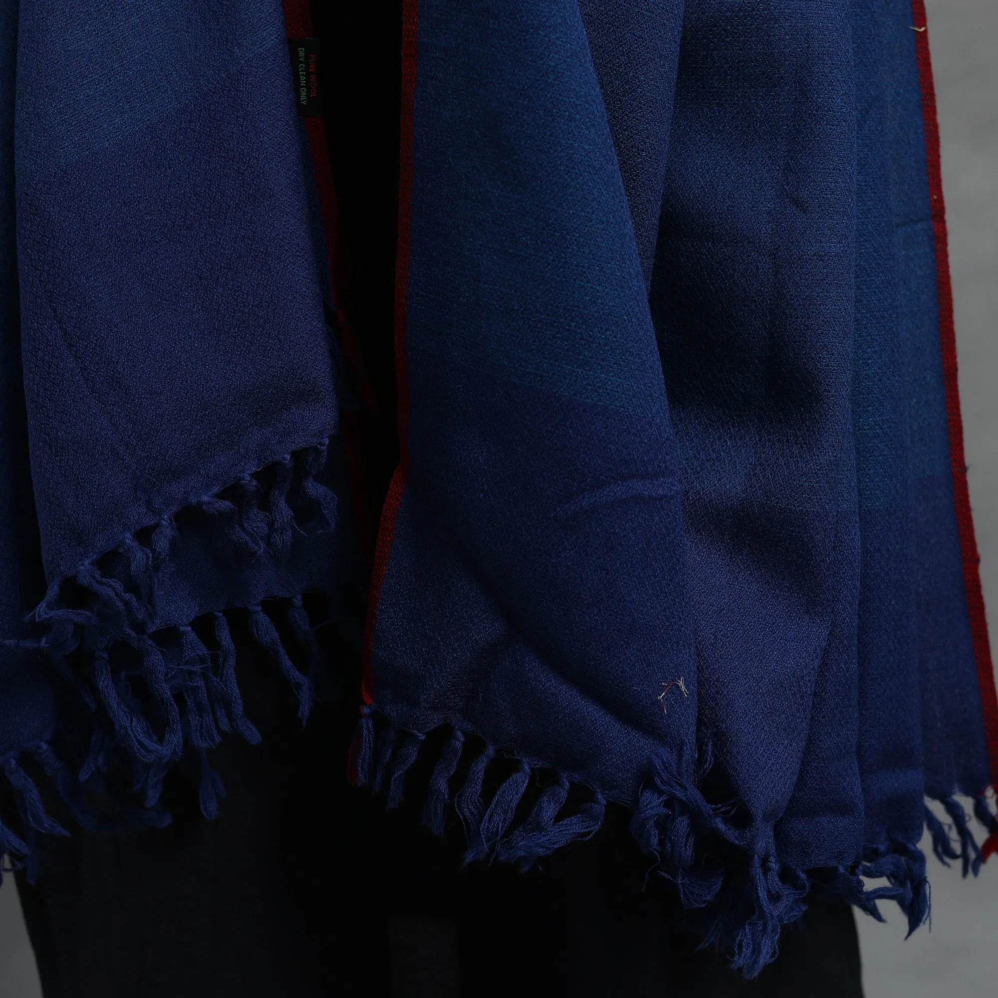 Blue - Kumaun Handwoven Pure Merino Wool Shawl for Women 29