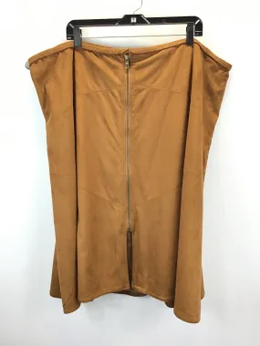 Brown Skirt Midi Lane Bryant, Size 26