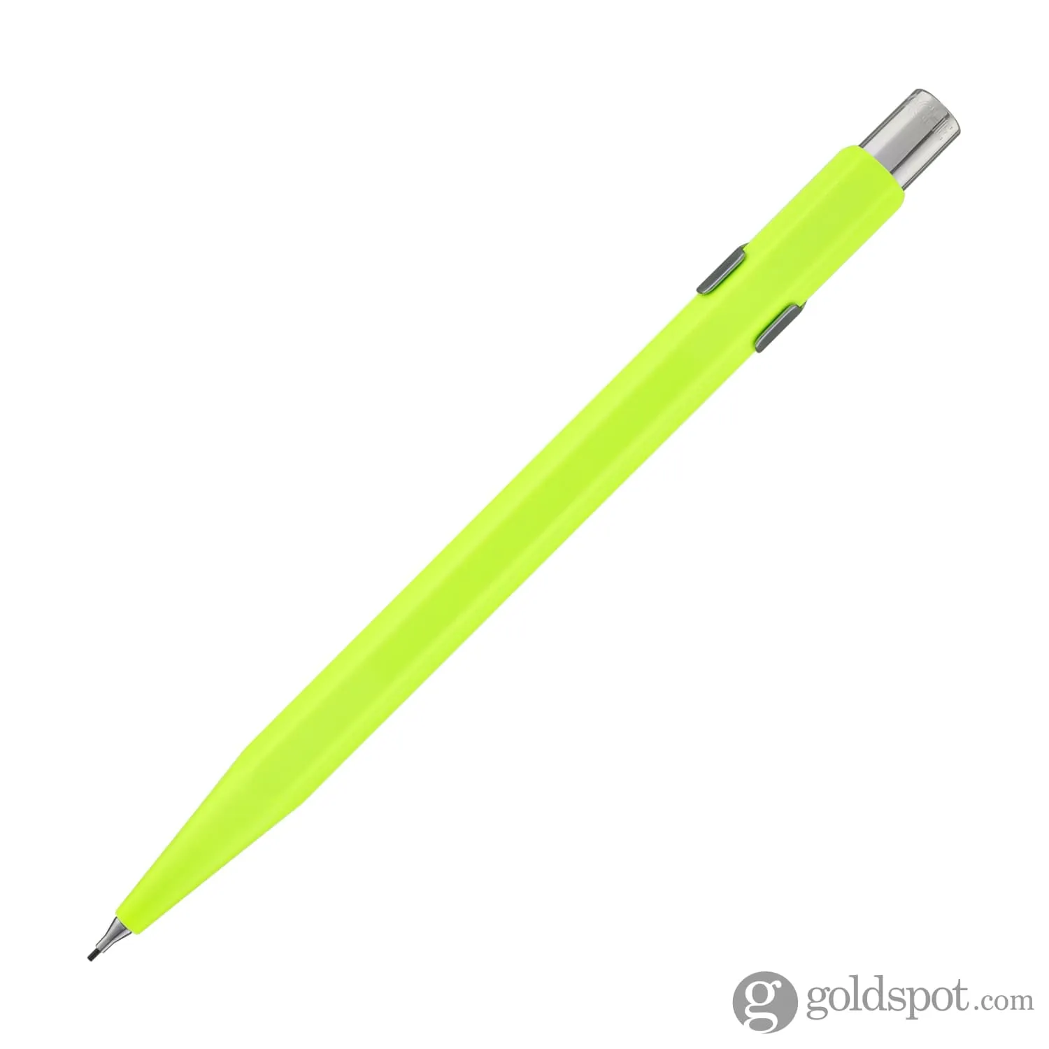 Caran d'Ache 844 Metal Collection Mechanical Pencil in Fluorescent Yellow - 0.7mm