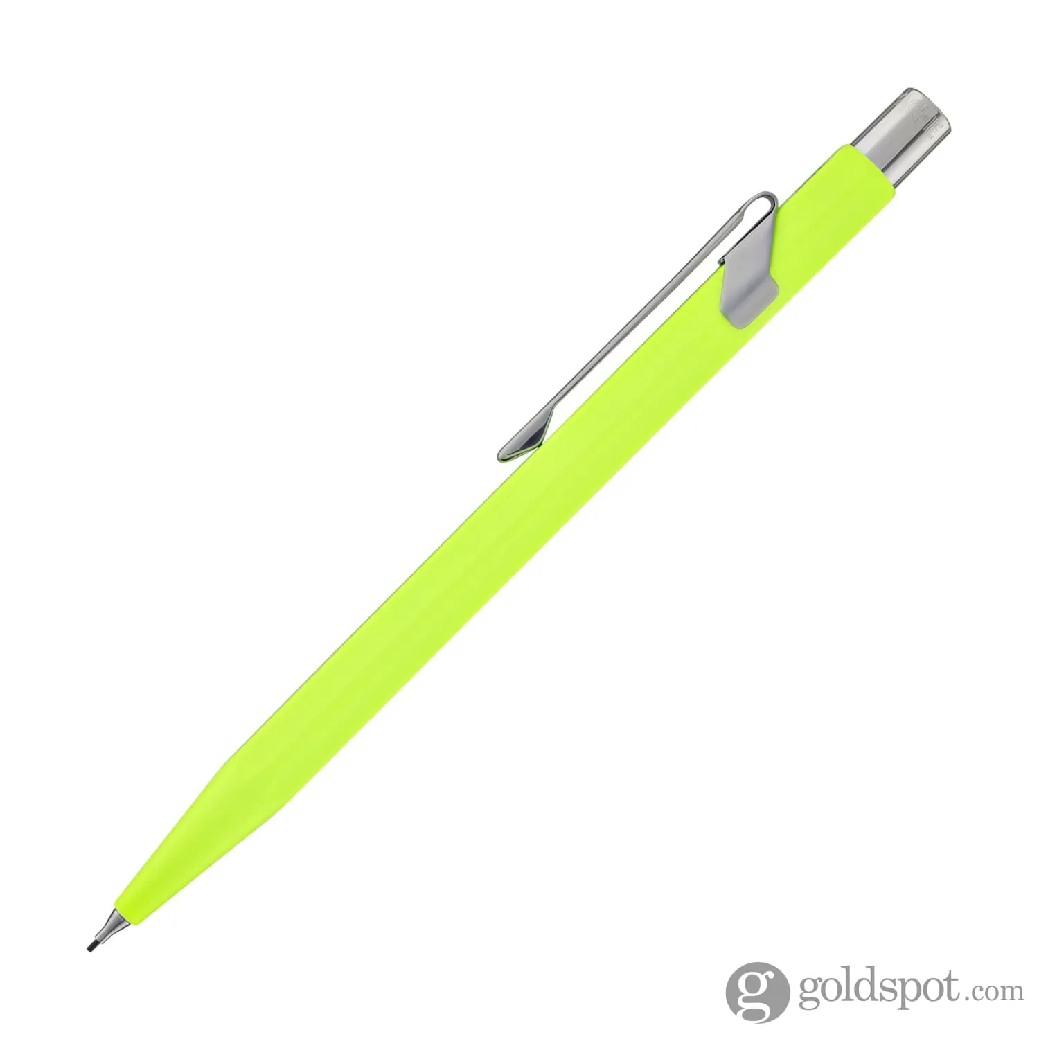 Caran d'Ache 844 Metal Collection Mechanical Pencil in Fluorescent Yellow - 0.7mm