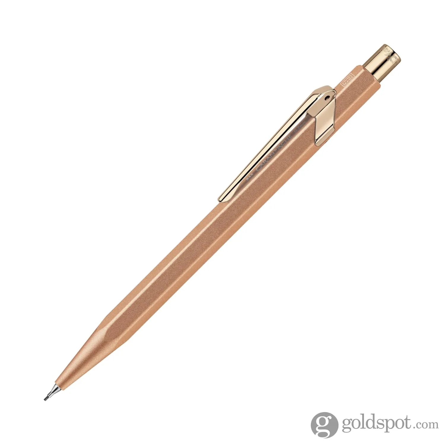 Caran d'Ache Metal Collection Mechanical Pencil in Brut Rose