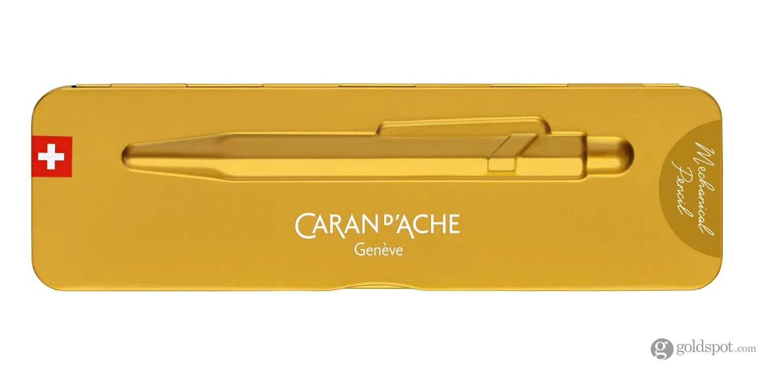 Caran d'Ache Metal Collection Mechanical Pencil in Goldbar