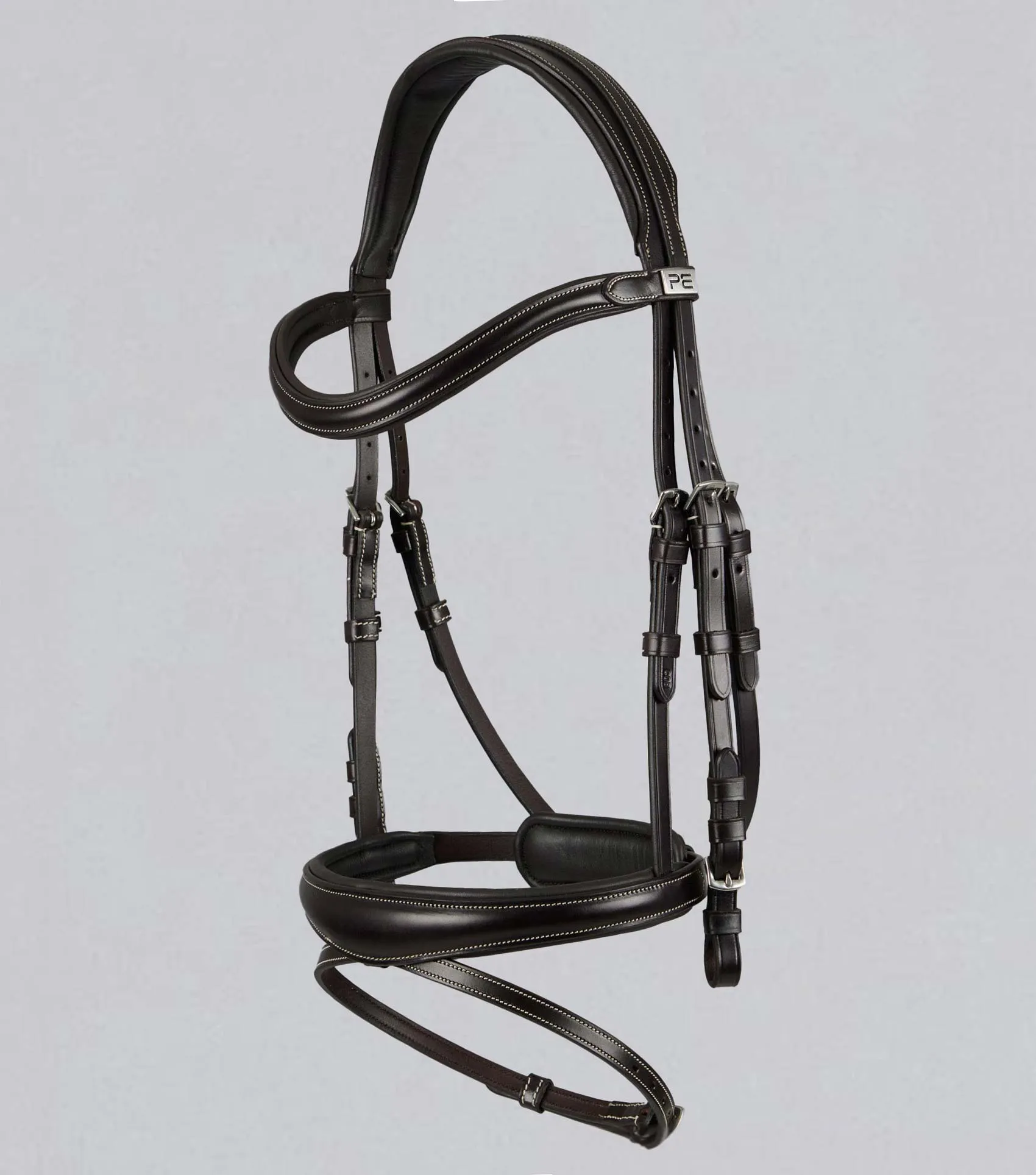 Cassano Snaffle Bridle Brown