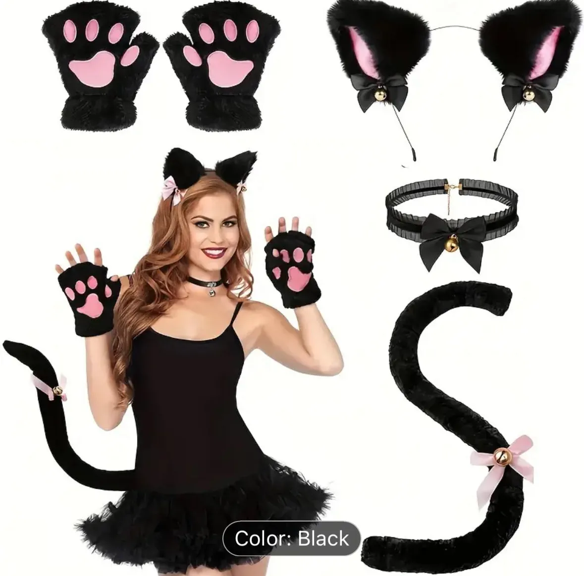 Cat Costume - Black