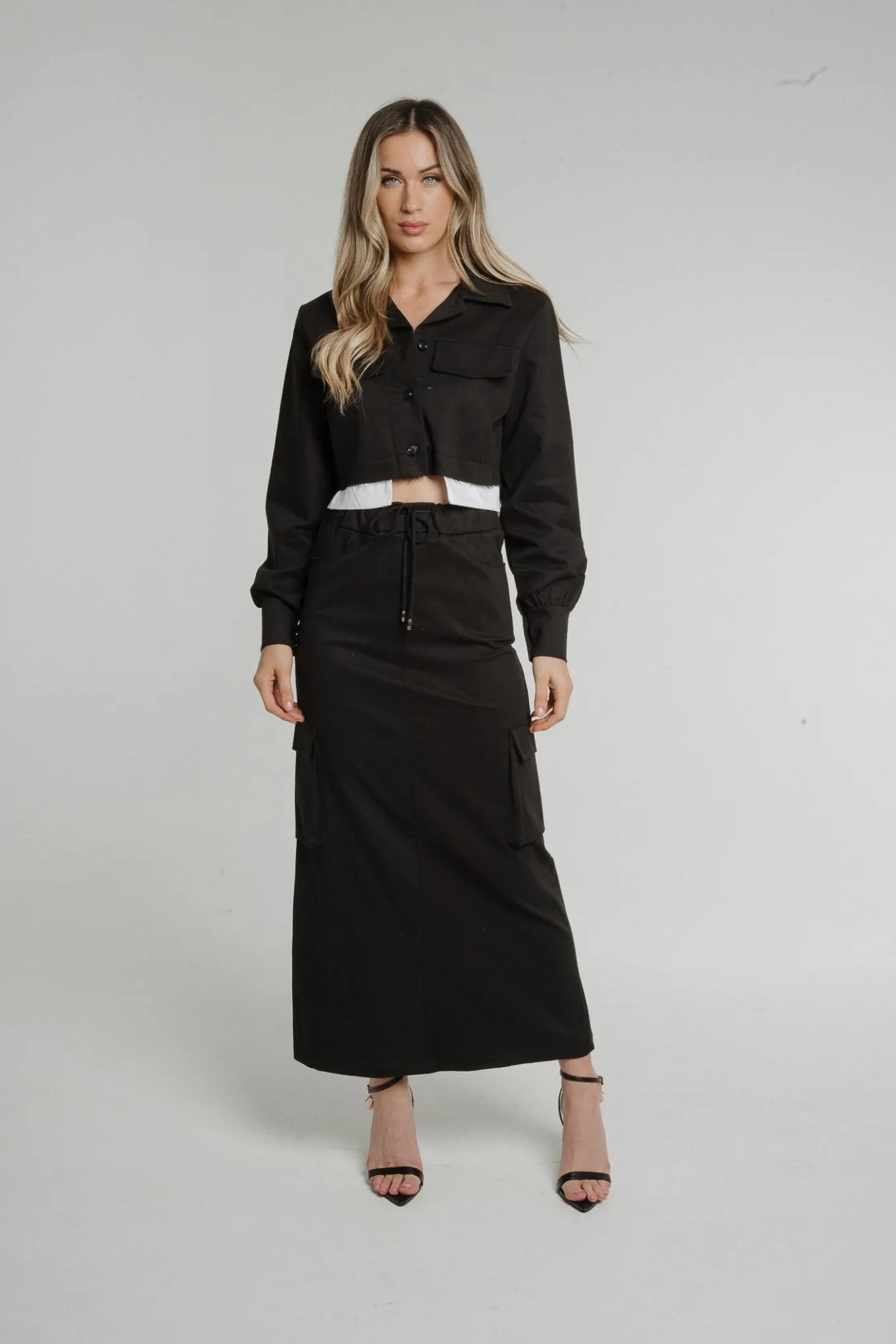 Cathy Cargo Skirt In Black