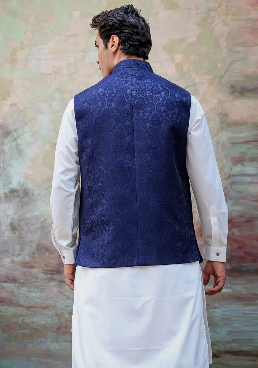 Classic Karandi Outer Space Traditional Waist Coat