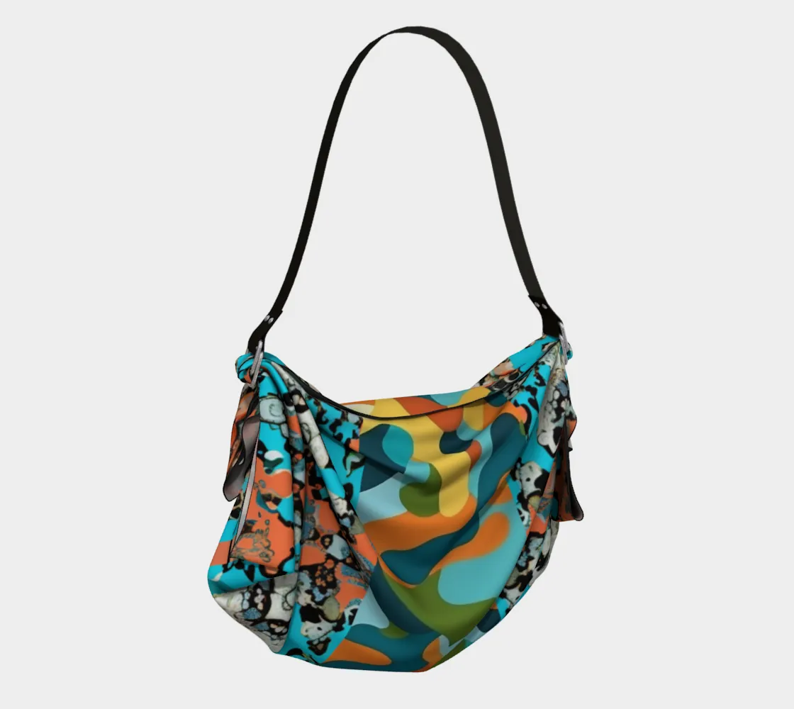 Coral Reef Camouflage Hobo Scarf Bag