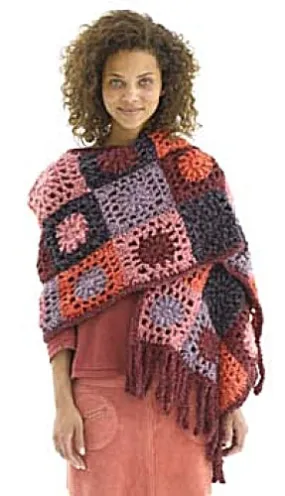 Crochet Groovy Granny Wrap