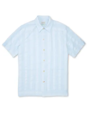 Cuban Short Sleeve Shirt Yardley Sky Blue