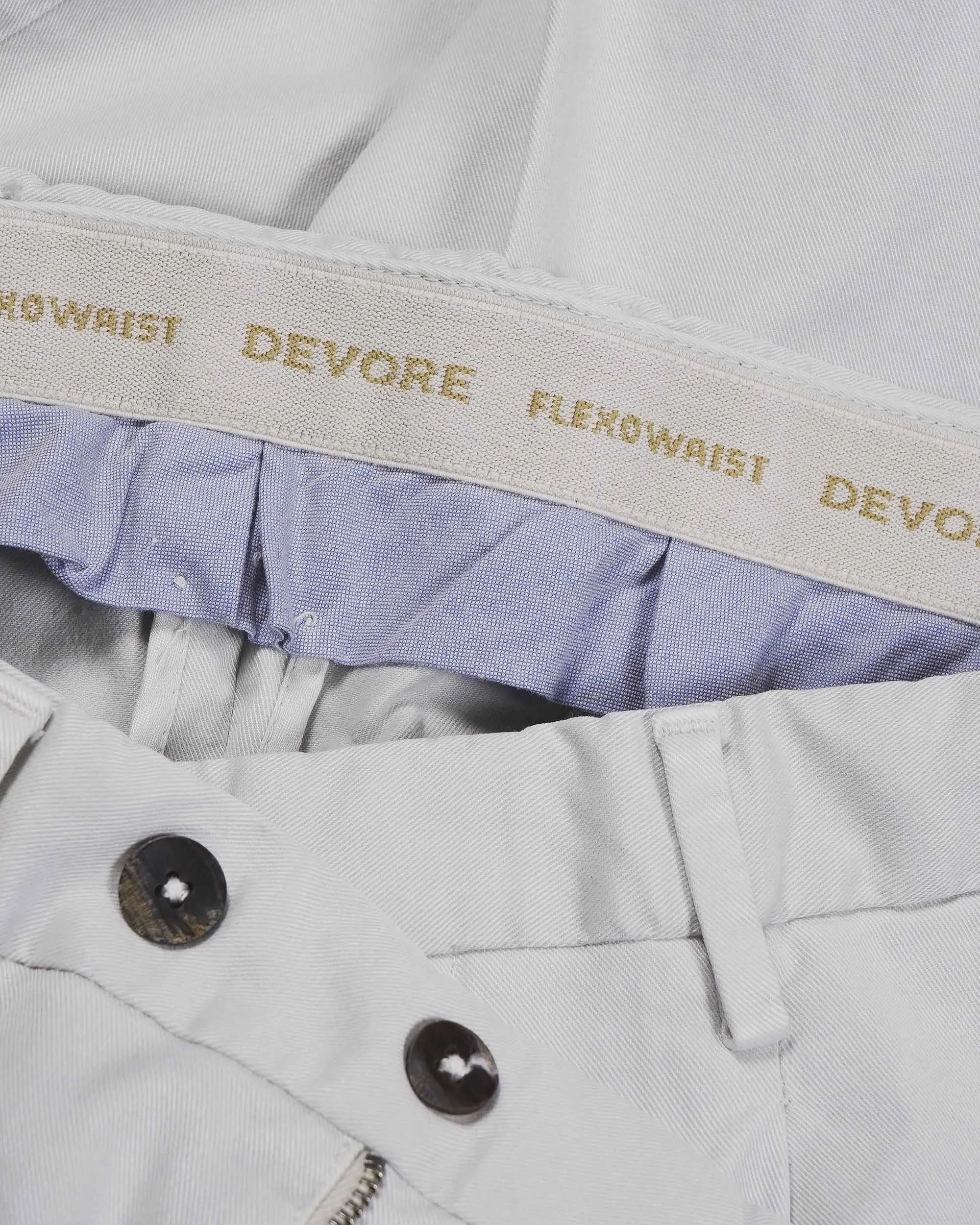 Devore Incipit Slim Fit Chino - Light grey