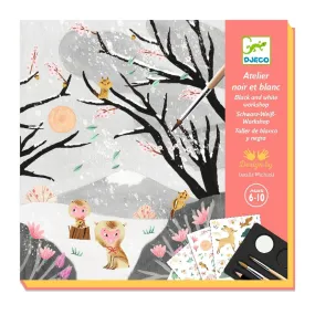 Djeco DJ09349 The Last Snowfall Painting & Collage Kit