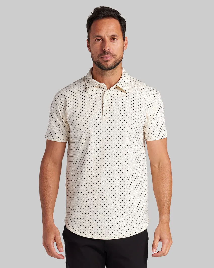 Drop-Cut: LUX Dotted Polo (Size L)