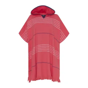 Dune Beach Poncho - Calypso Coral / Pearl