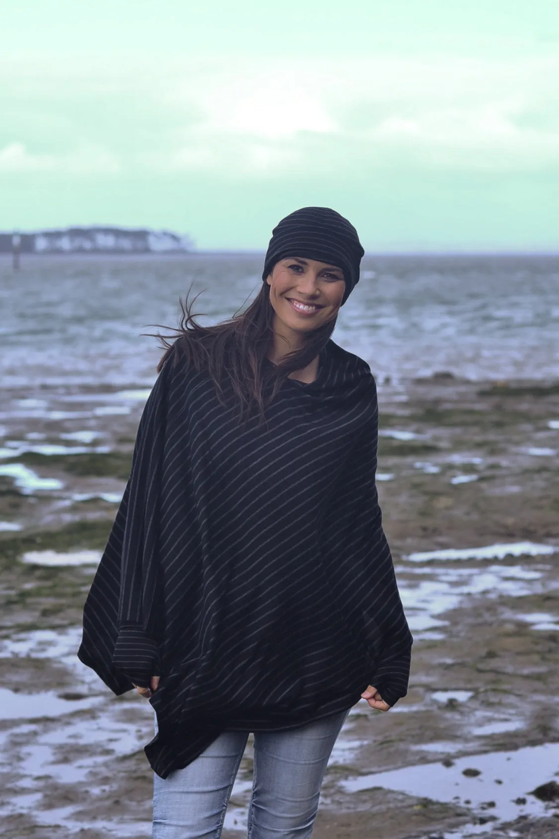 EBASPONCHO MERINO EASY STYLE LAYER WITHOUT CHIFFON