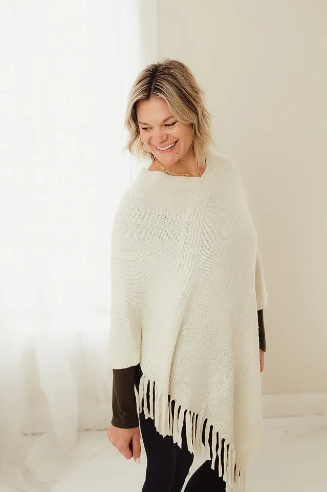 Embossed Poncho