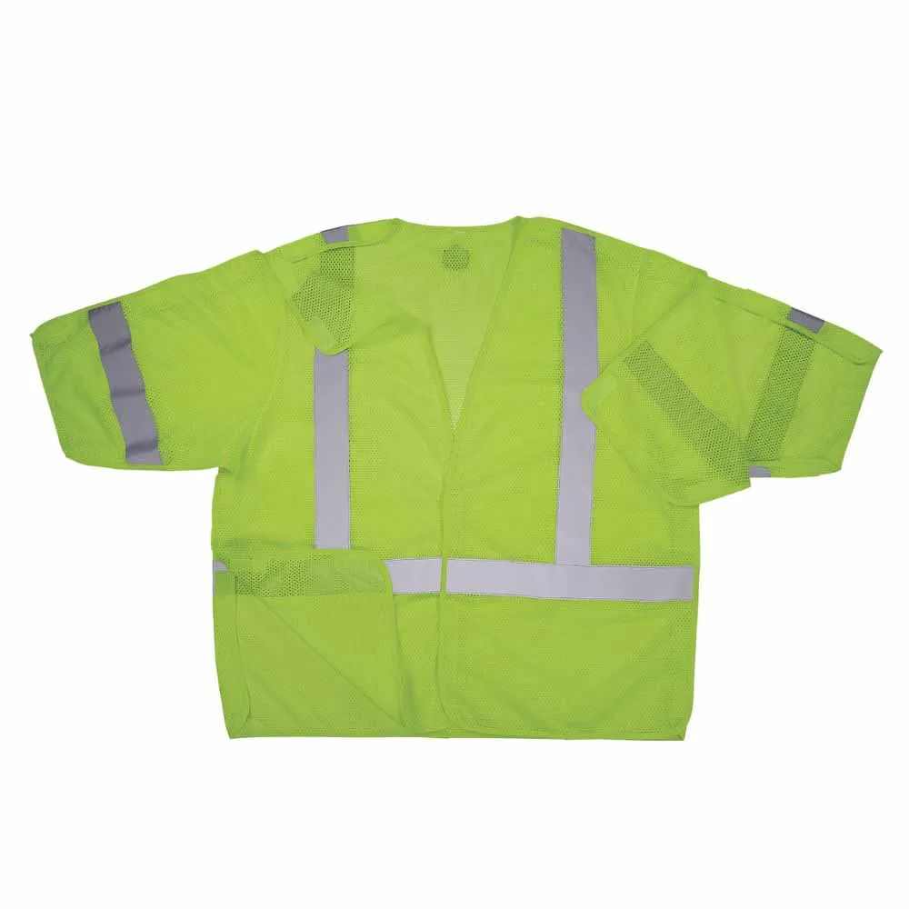 Ergodyne 23057 8315BA 2XL/3XL Lime Hi Vis Breakaway Safety Vest HL