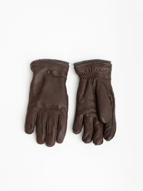 Espresso Utsjö Leather Gloves