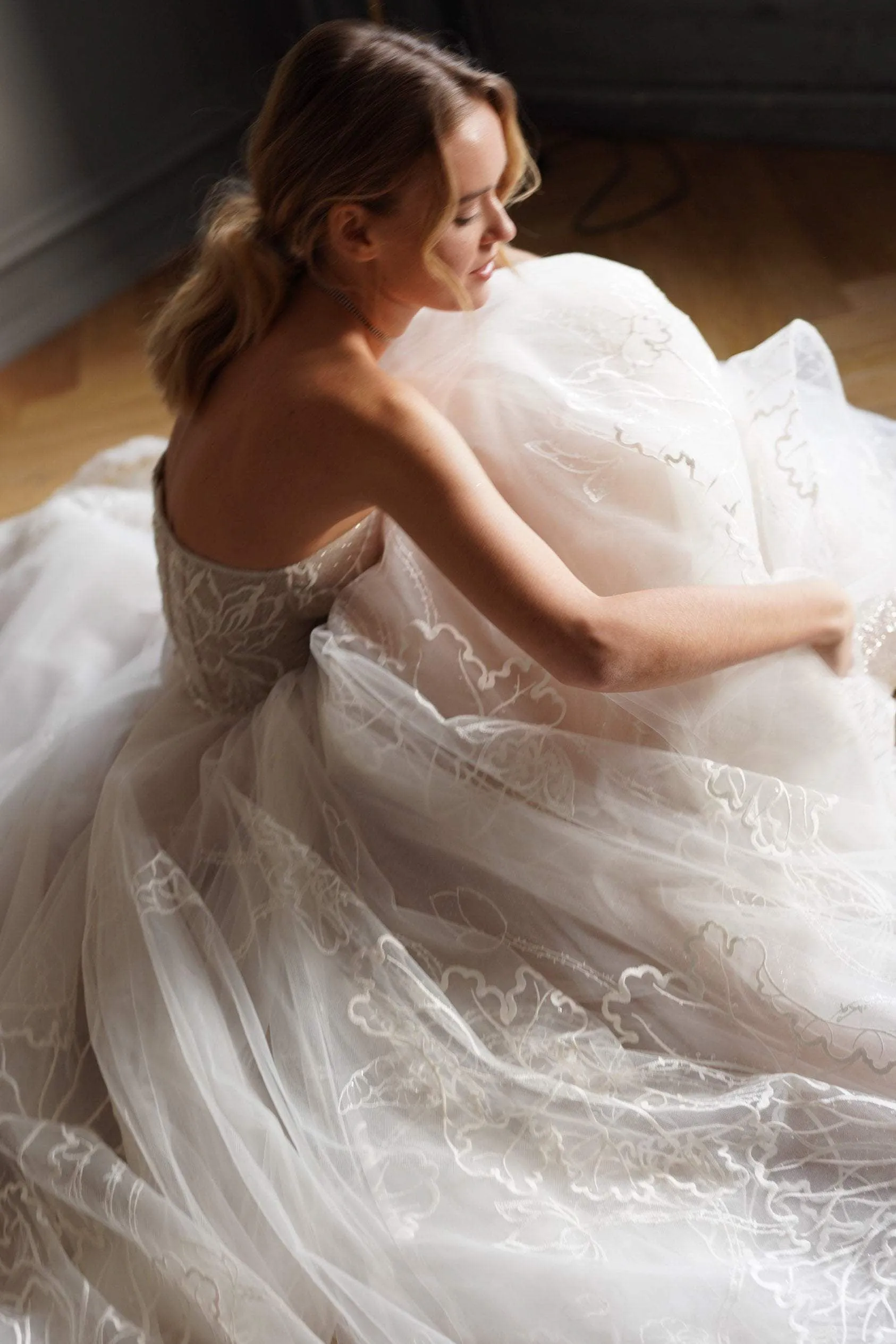 Floral Lace Wedding Dress Blum