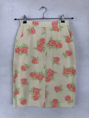 Floral Print Skirt