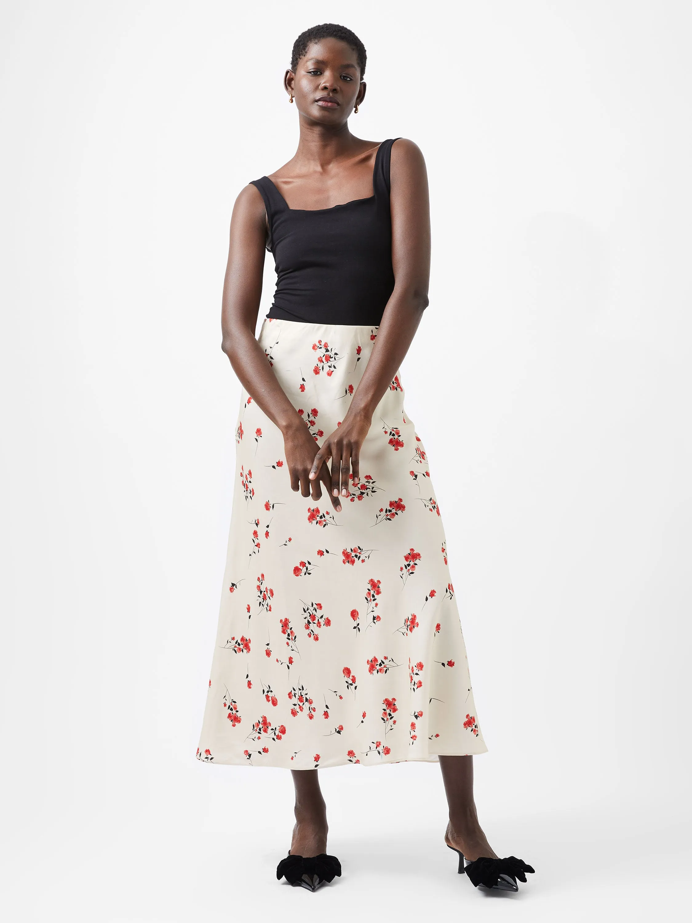 Floramour Ennis Eco Satin Maxi Skirt