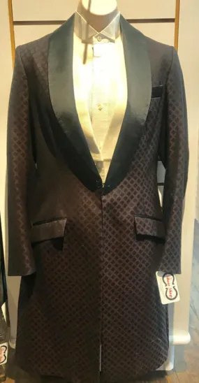 FORMAL COAT JD BECK MAROON DIAMOND