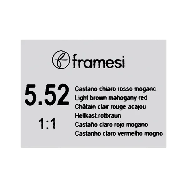 Framesi Framcolor Glamour Hair Color Cream 100ml - 5.52 Light Brown Mahogany Red