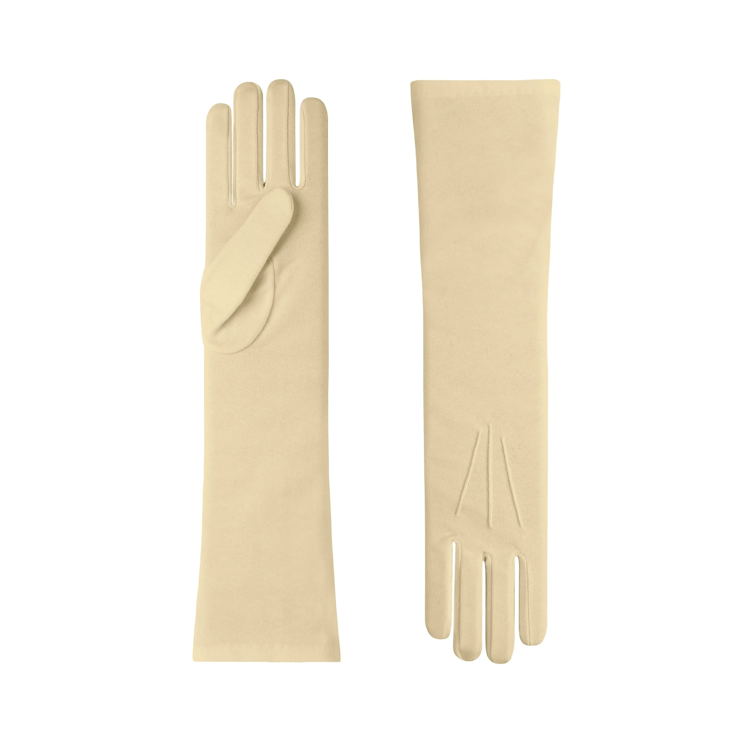 Francesca | Longer Line Sueded Cotton Day Glove