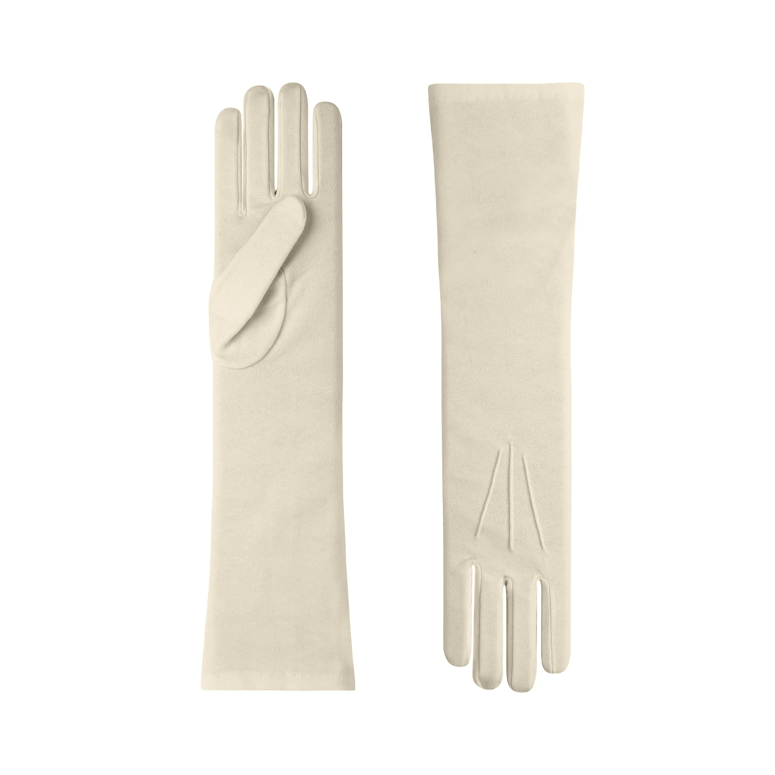 Francesca | Longer Line Sueded Cotton Day Glove