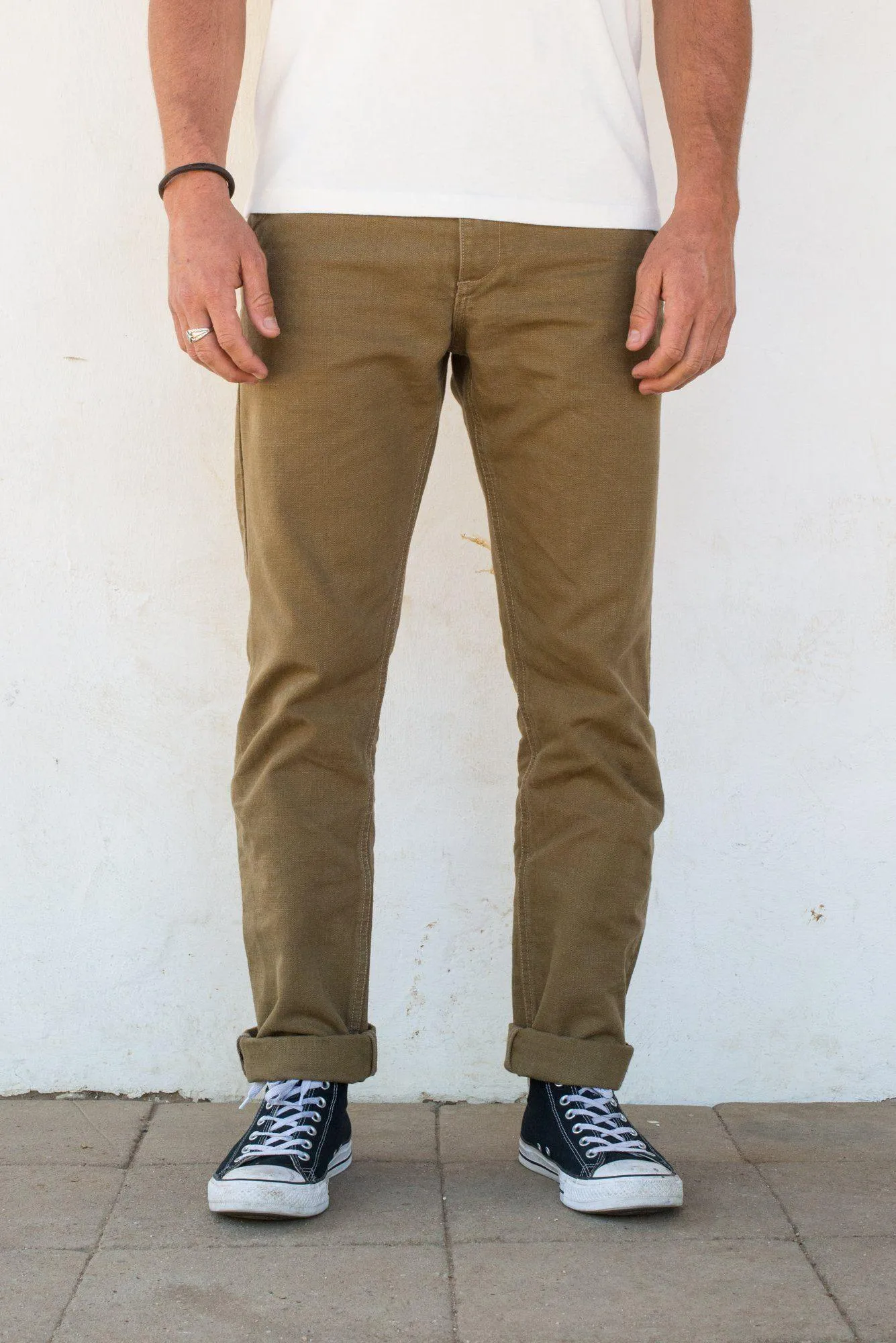 Freenote Cloth - Workers Chino Slim Fit 14oz Slub Tan