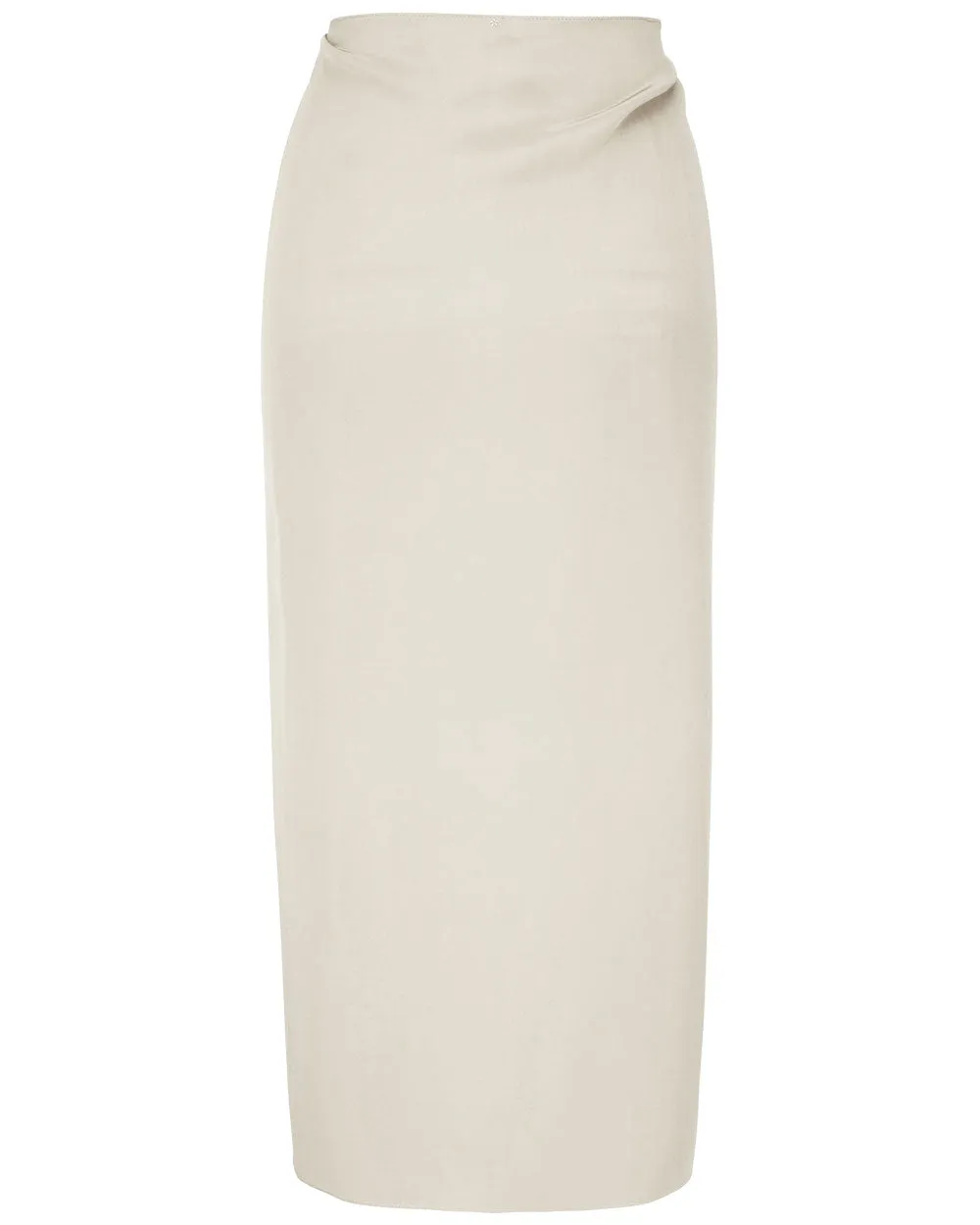 French Vanilla Sarong Midi Skirt