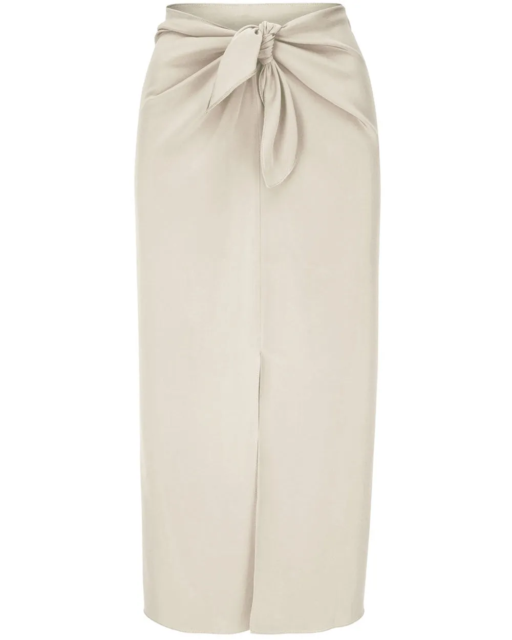 French Vanilla Sarong Midi Skirt