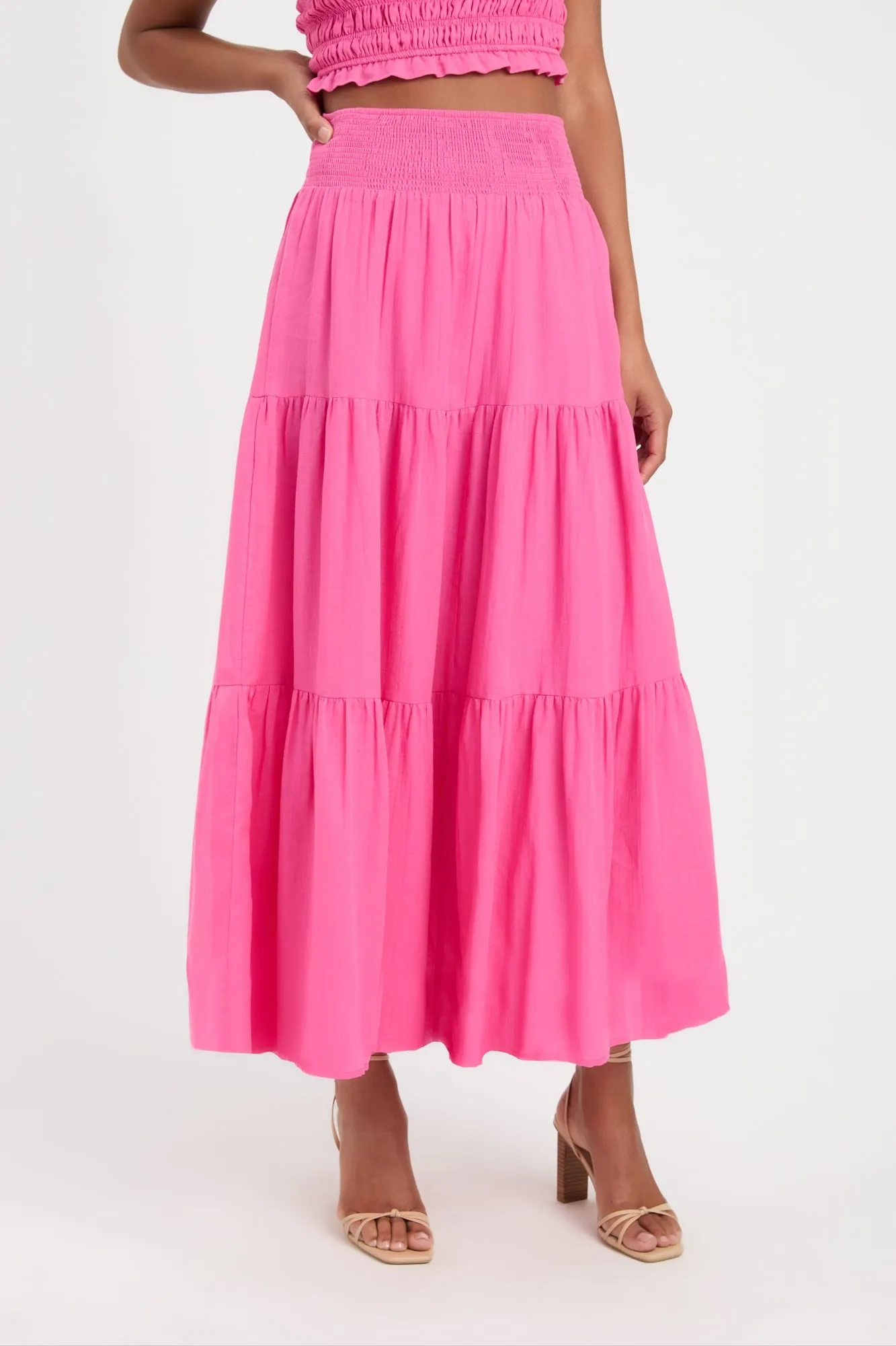 Georgette Midi Skirt