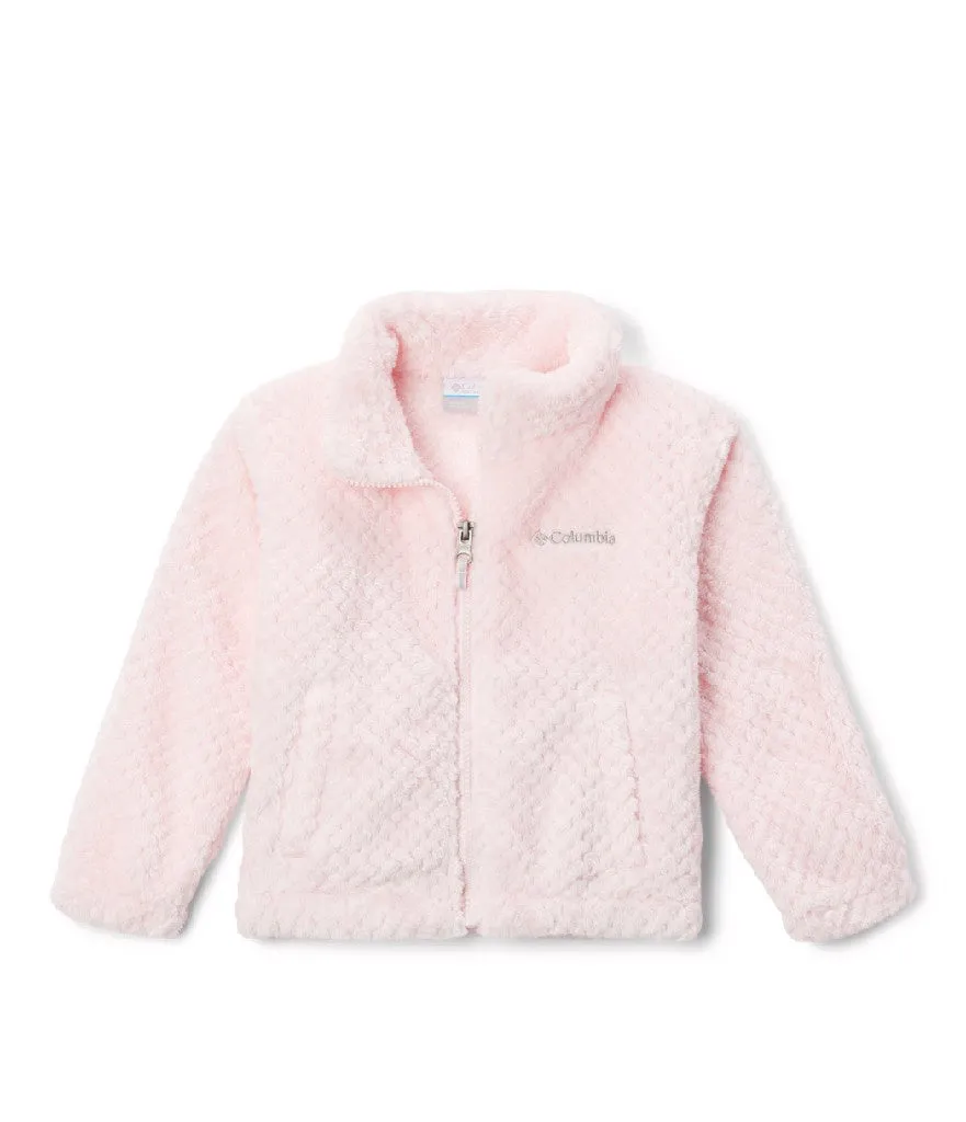 GIRL'S TODDLER FIRE SIDE SHERPA FULL ZIP - SATIN PINK