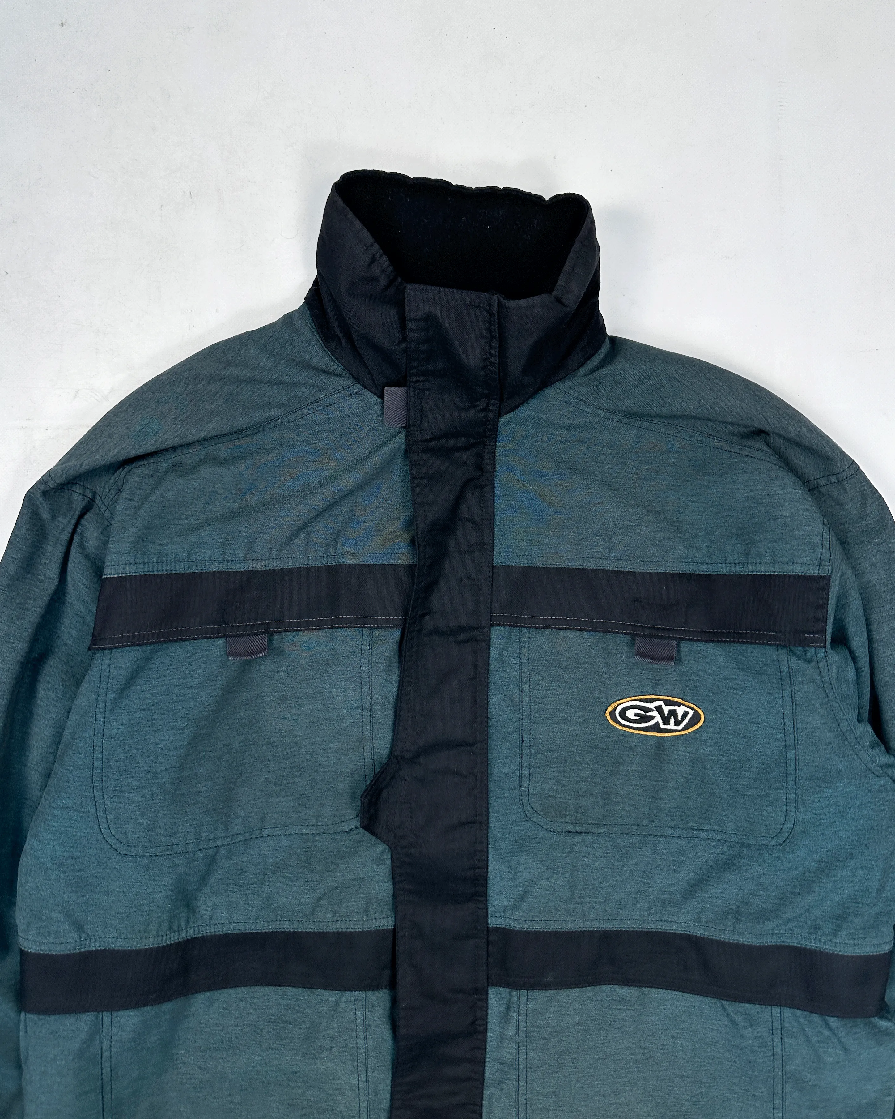 Goondy Windy 2-Layer Green Polar Jacket 1990's