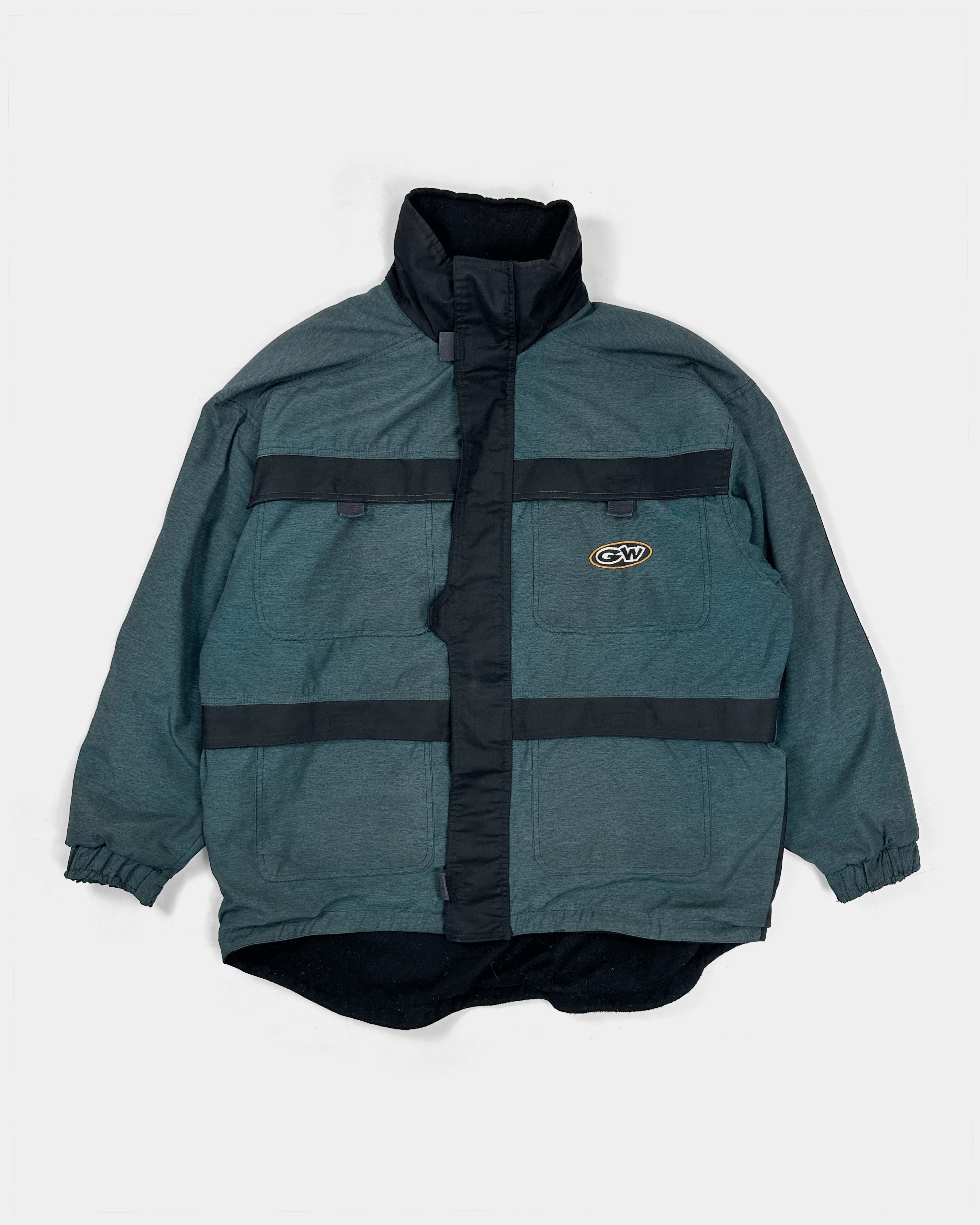 Goondy Windy 2-Layer Green Polar Jacket 1990's