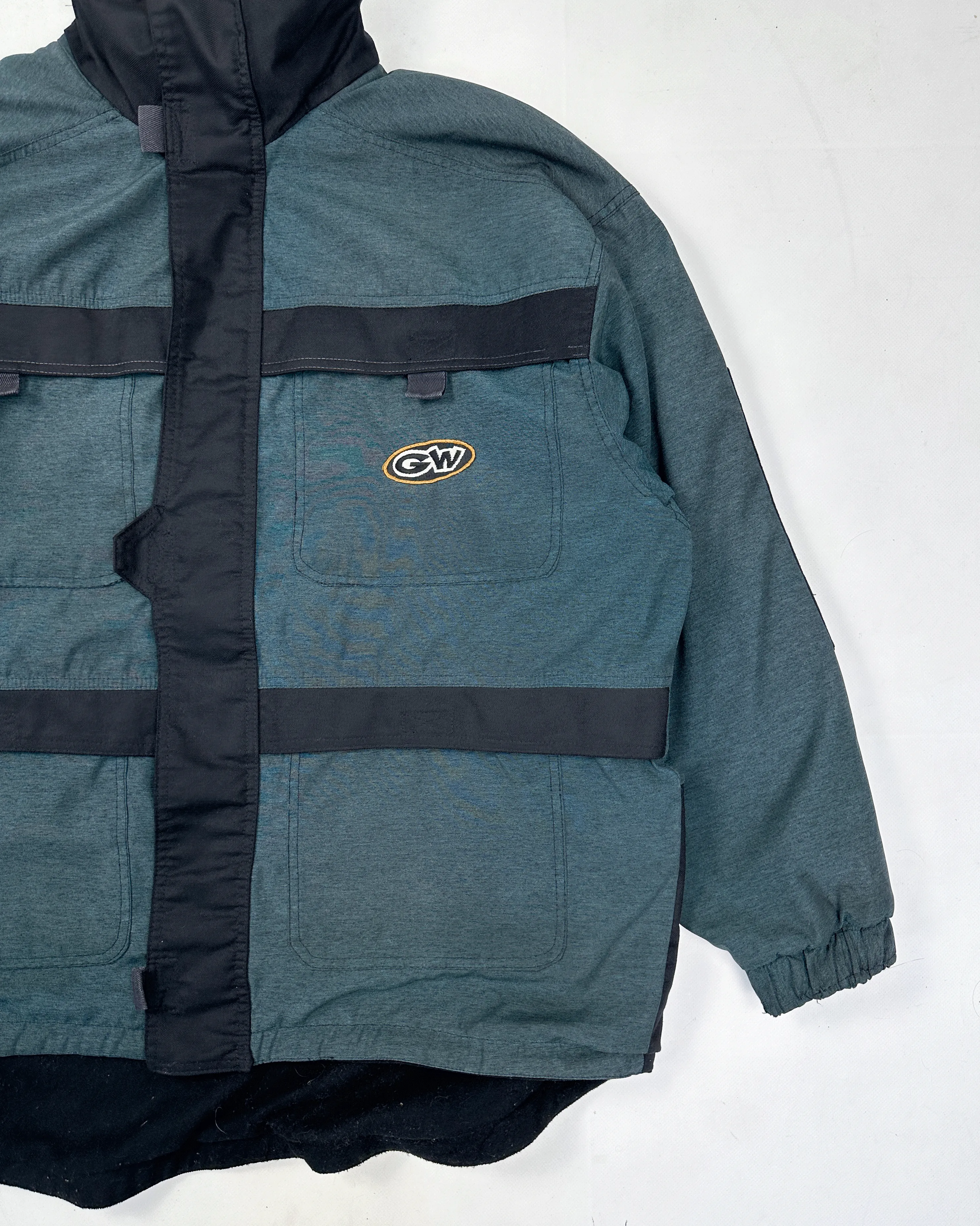 Goondy Windy 2-Layer Green Polar Jacket 1990's