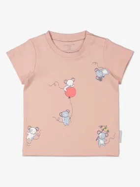 GOTS Organic Mouse Print T-Shirt