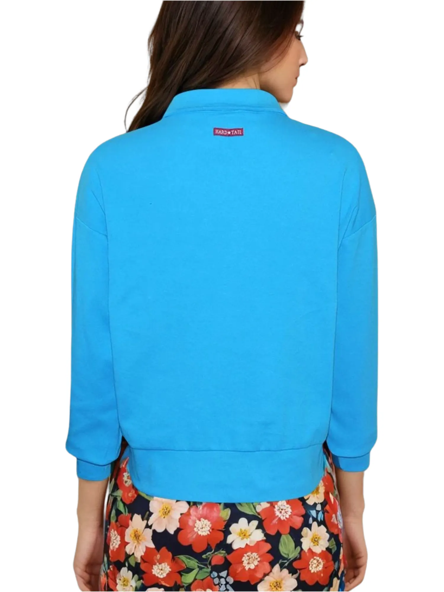 Hard Tail Preppy Half-Zip Pullover Top (Style B-173)