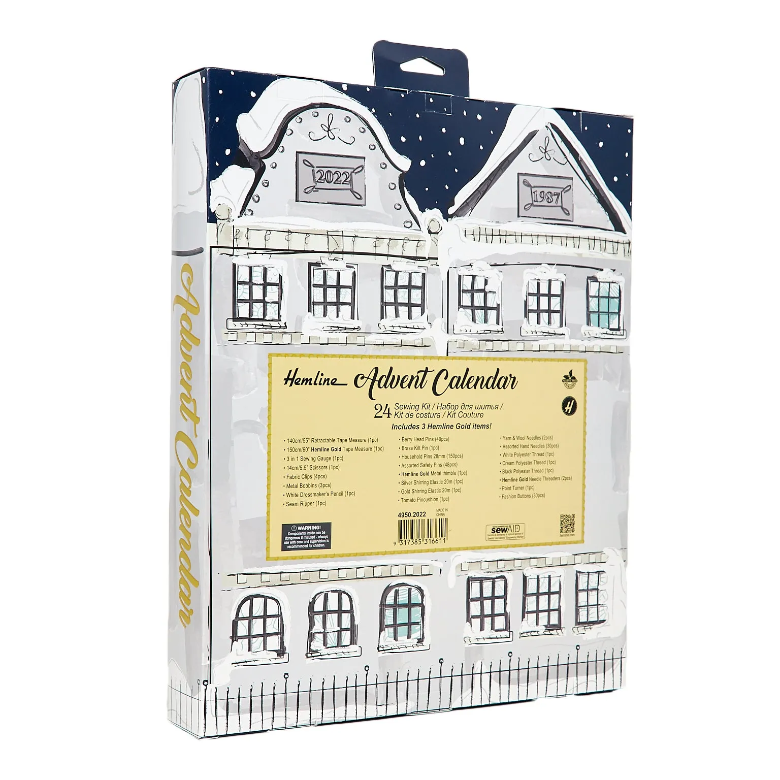 Hemline Haberdashery Sewing themed Advent Calendar - Last chance to buy