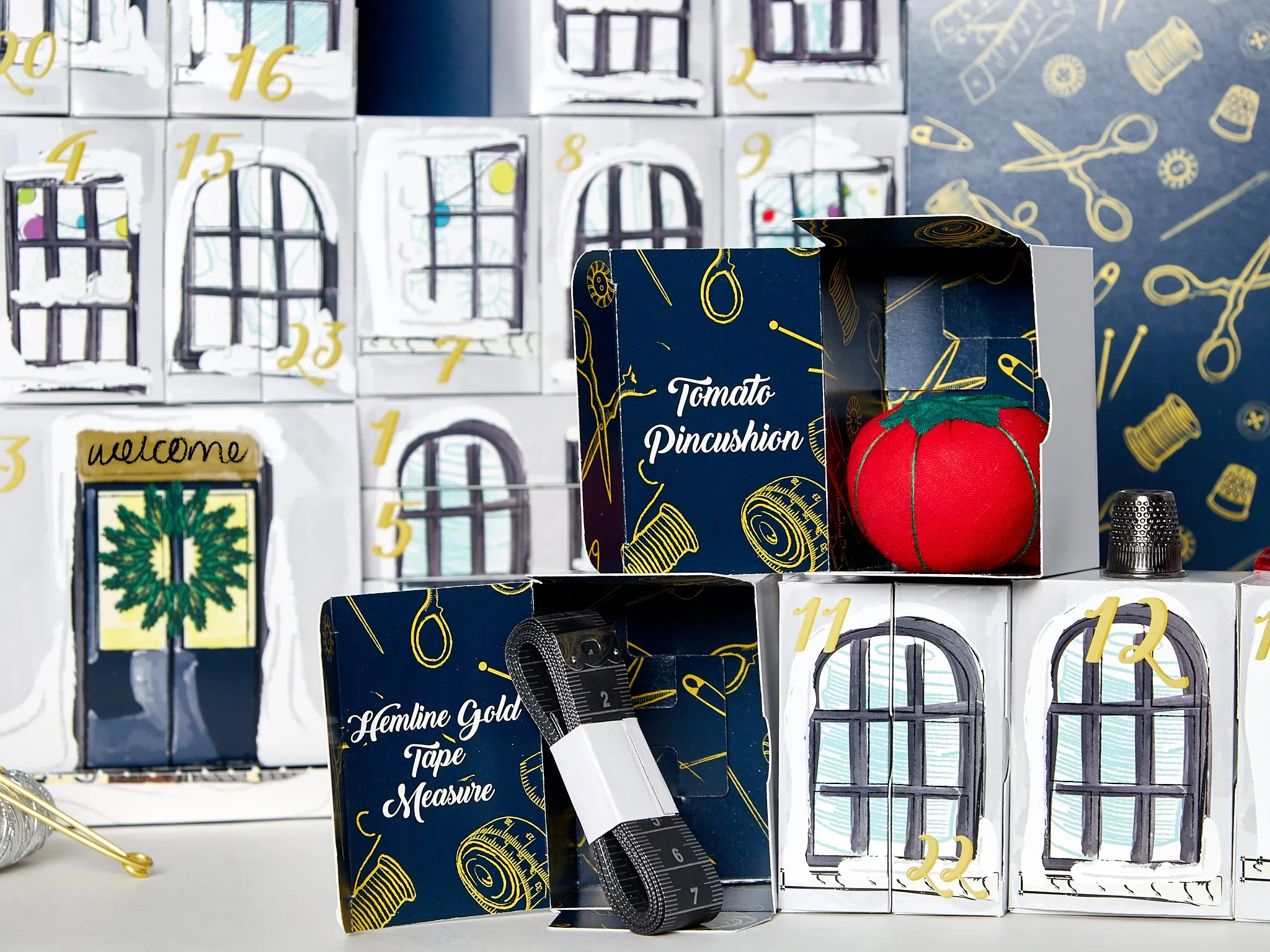 Hemline Haberdashery Sewing themed Advent Calendar - Last chance to buy