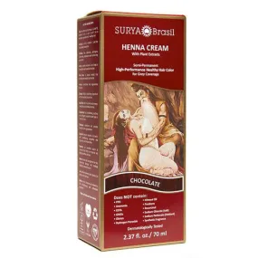 Henna Cream Chocolate 2.3 Oz By Surya Brasil