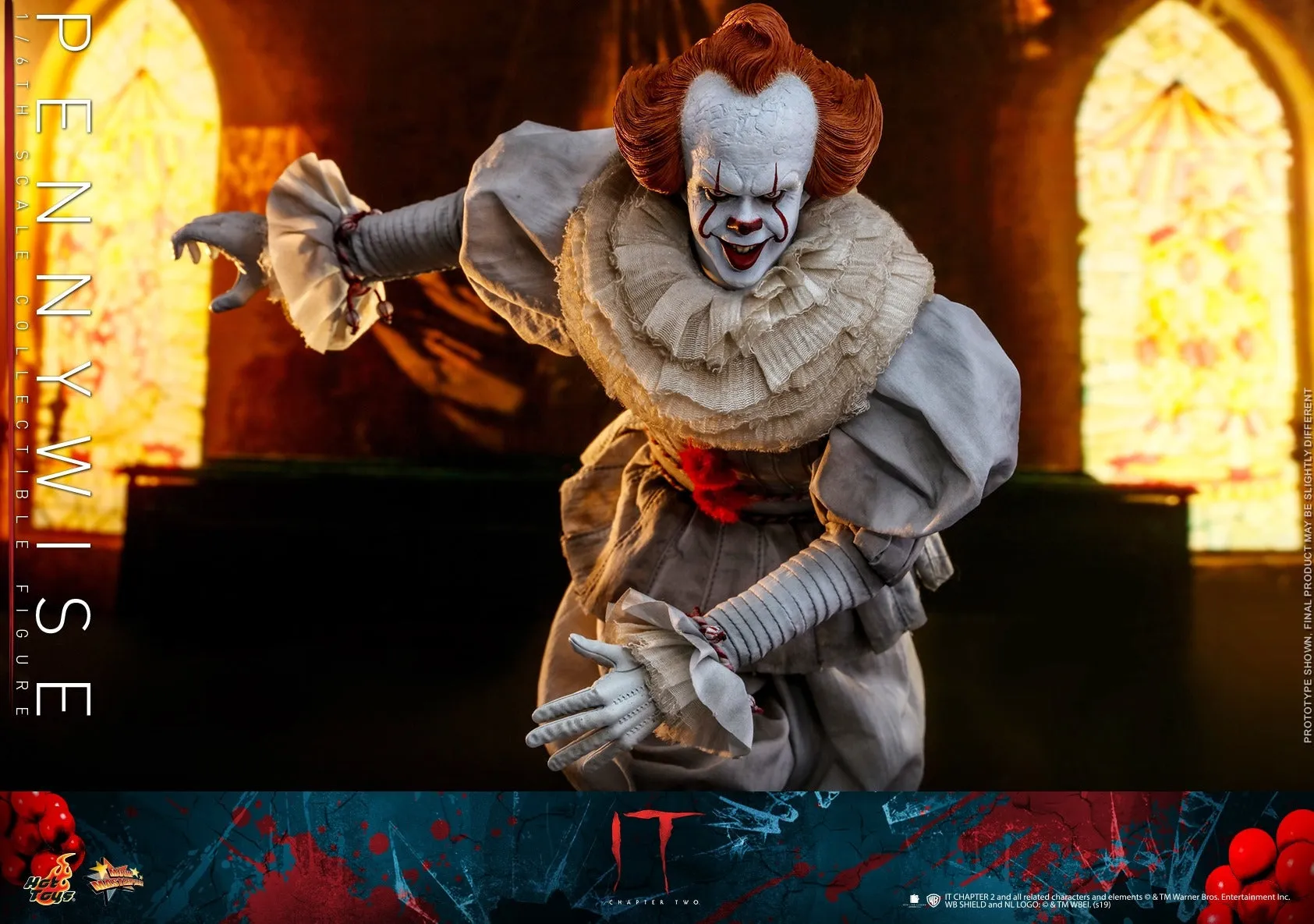 Hot Toys - MMS555 - IT Chapter Two - 1/6th scale Pennywise Collectible Figure