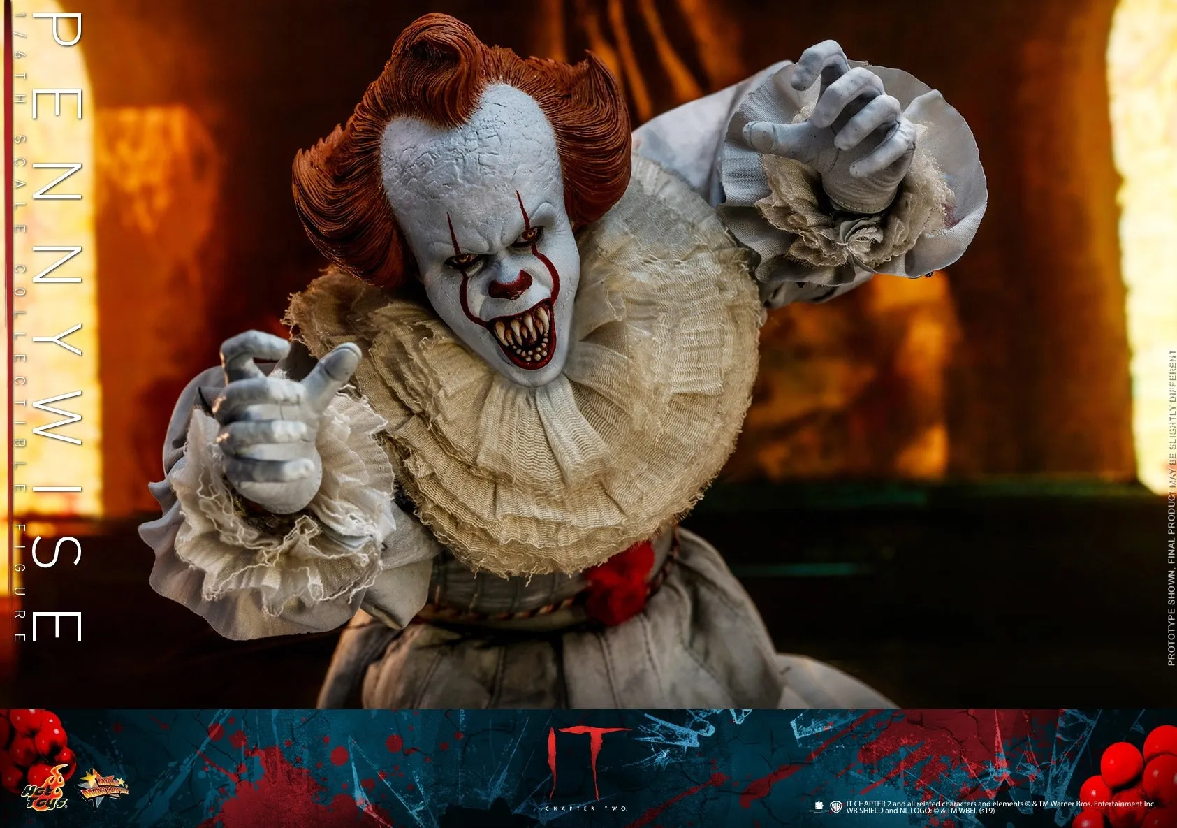 Hot Toys - MMS555 - IT Chapter Two - 1/6th scale Pennywise Collectible Figure